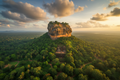 Sri Lanka - Rocca di Sigiriya al tramonto