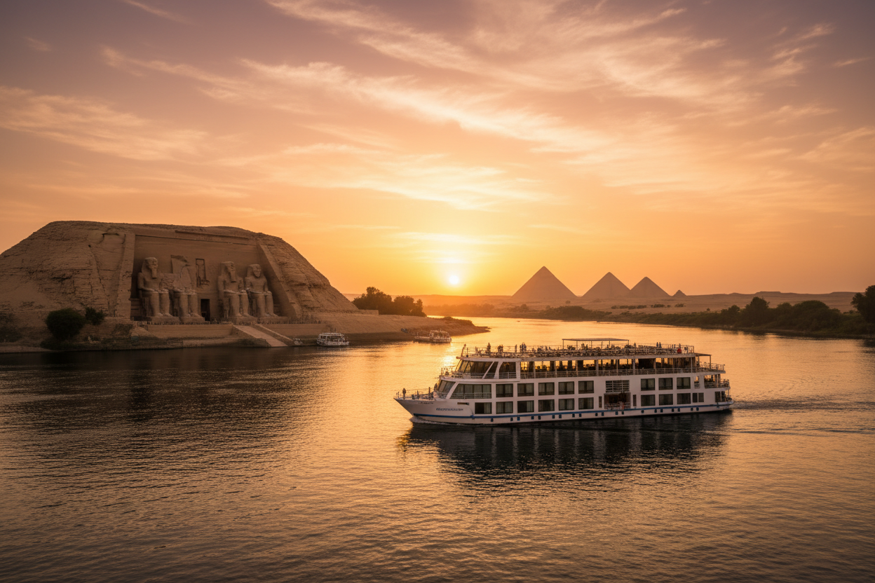 Cairo, Crociera sul Nilo con Abu Simbel